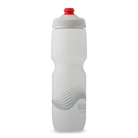 30 oz Breakaway® Water Bottle Wave Ivory/Silver by Polar Bottle Made in USA