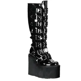 5 Inch Platform SWING-815 Black Patent