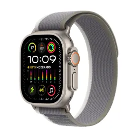 Apple Watch Ultra 2 (GPS   Cellular) - Caja de titanio de 49 mm - Correa Loop Trail verde/gris - Talla M/L