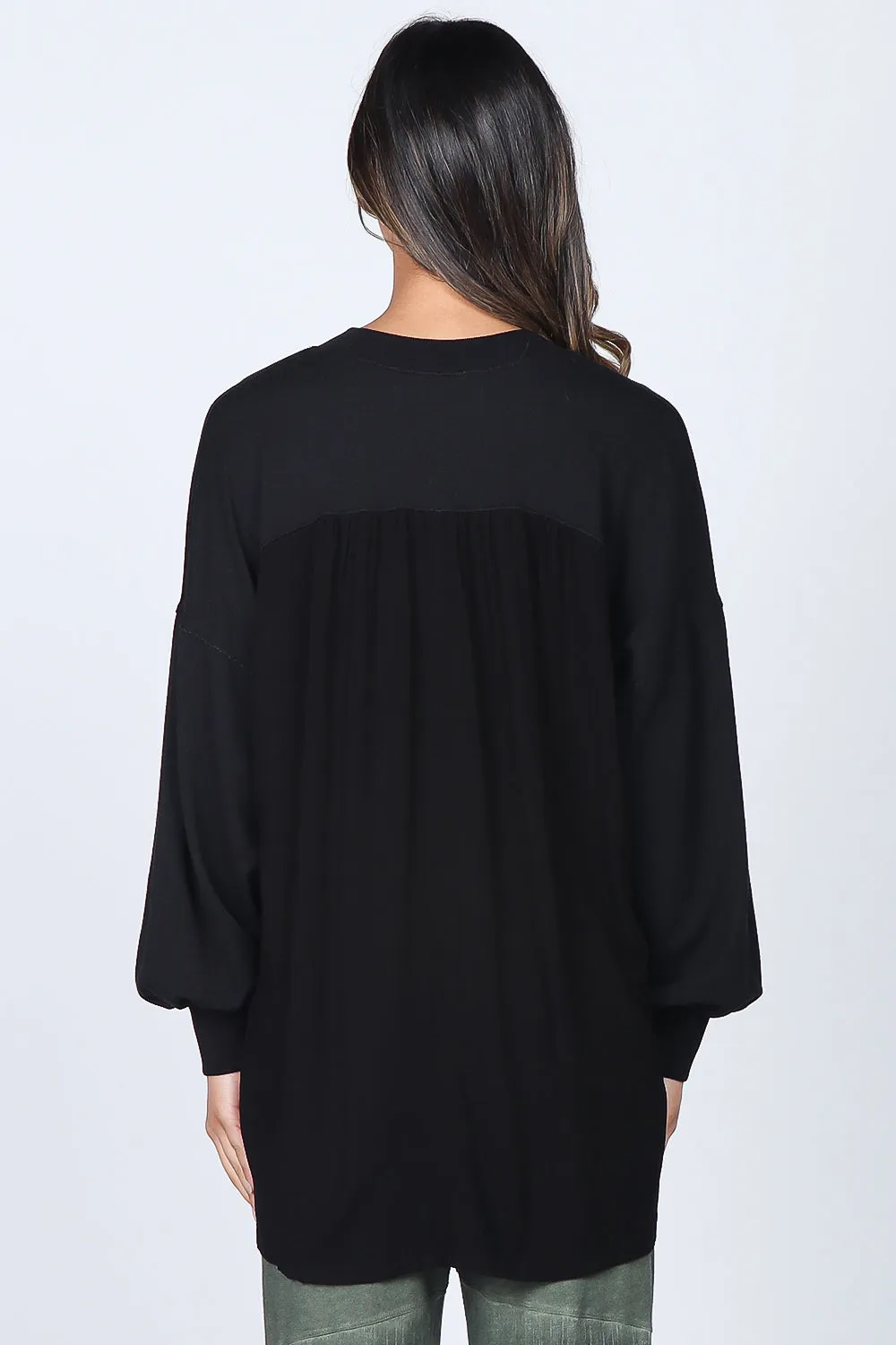 Bishop Sleeved Pleated Tunic