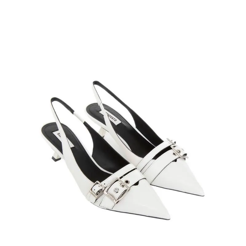 EZQ02-WHT Heels - White