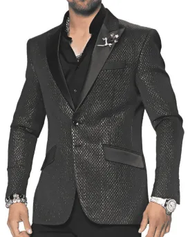 Fashion Sport Coat/Blazer- Tyler Black