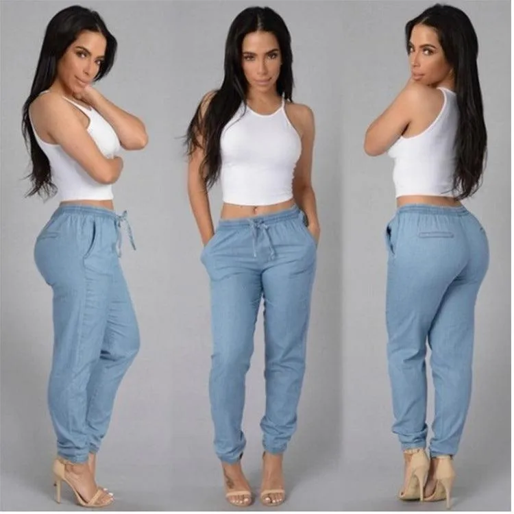 Fashion Women's Loose Denim Trousers