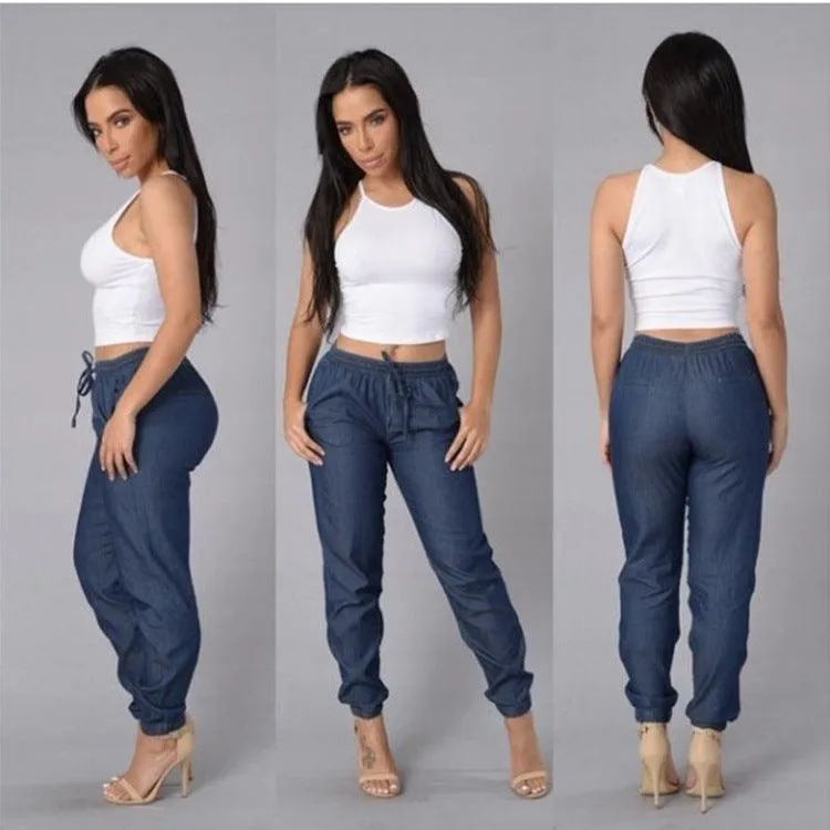 Fashion Women's Loose Denim Trousers