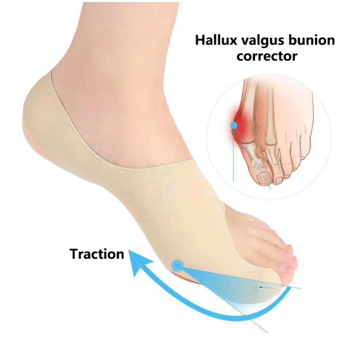 GRW Bunion Corrector Soft Comfort Hallux Valgus Toe Correction