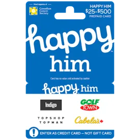 Happy Her and Happy Him $ 50-$500