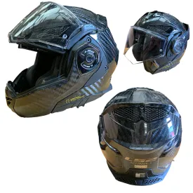 LS2 FF901 ADVANT X Carbon Fibre Modular Flip Front Full / Open Face Motorcycle Helmet