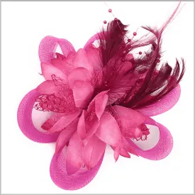 Men's Fashion Lapel Flower- Flower4 Dark Pink