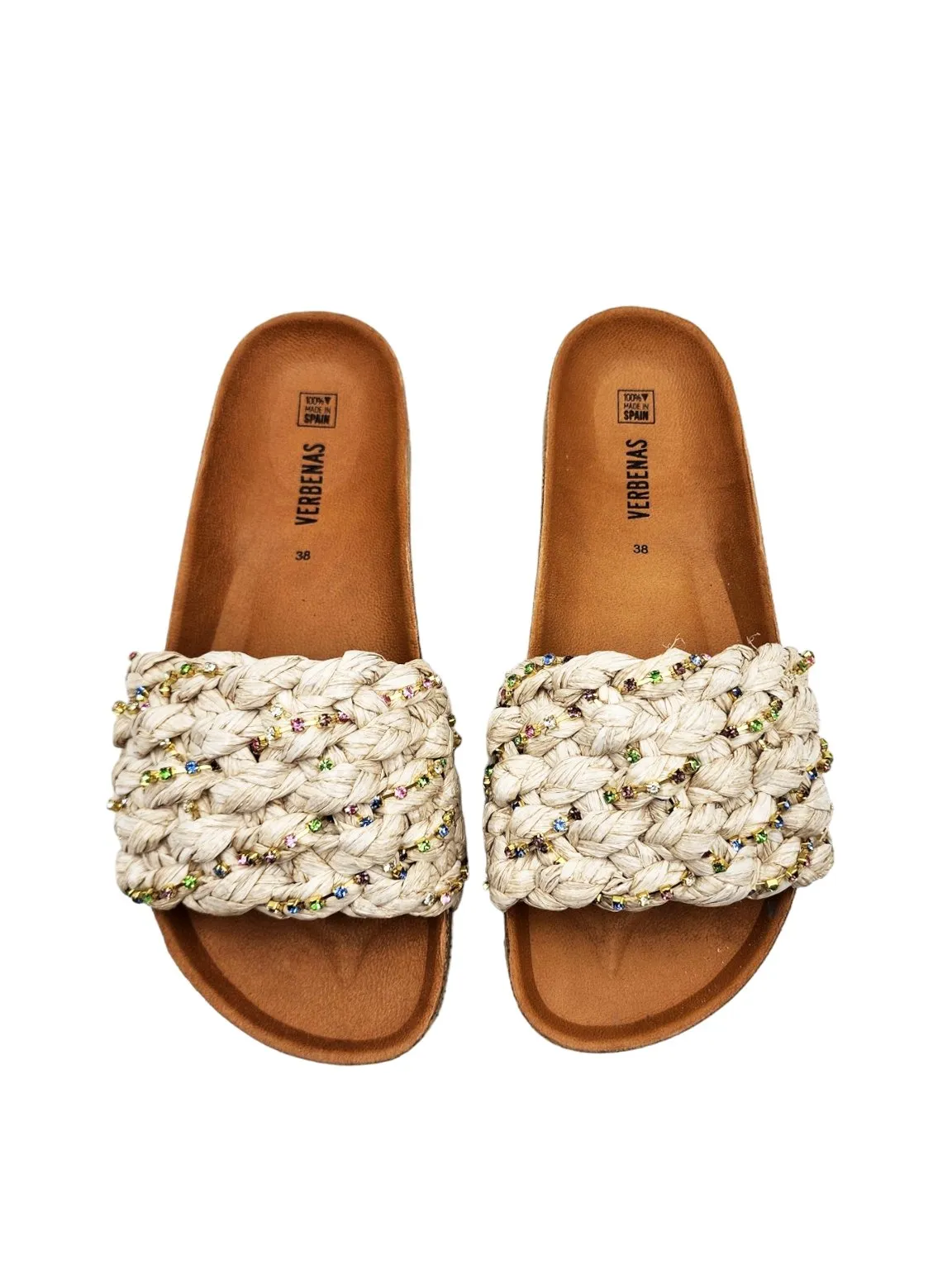 Reiko Breezy Raffia Slide Sandal