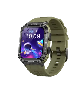 Rugged Smart Watch Large Dial for Men Android Compatible