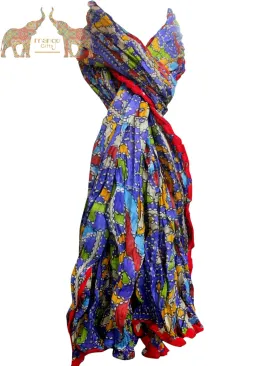 Women Fashion Cotton Tie-Dye Scarf Dupatta Multi color Boho Fashion Wholesale Lot